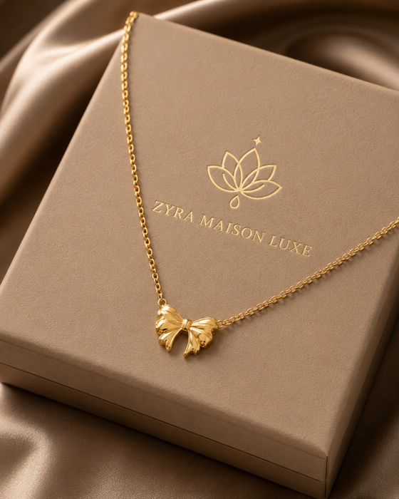 Bow Gold Pendant