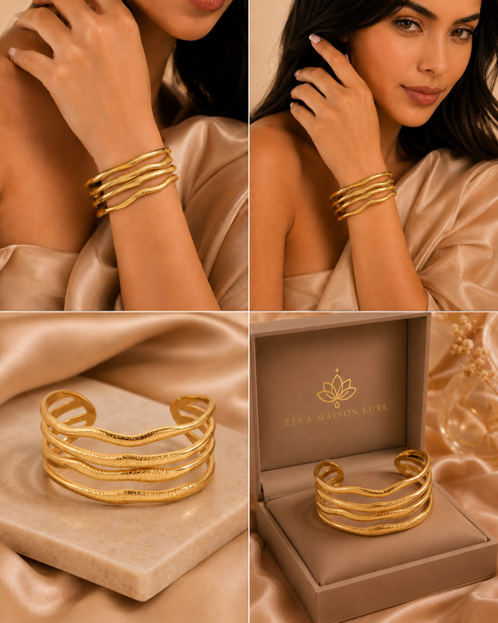 Waves Cuff Bracelet