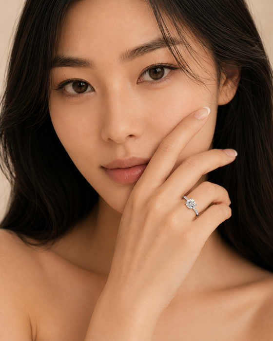 Sparkling Adjustable Ring
