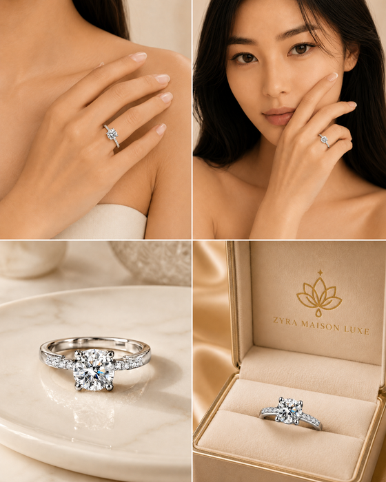 Sparkling Adjustable Ring