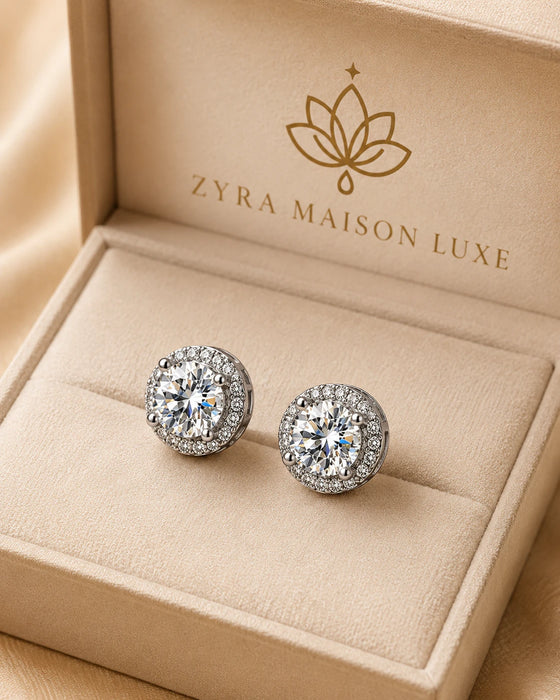 Circular Solitaire Studs