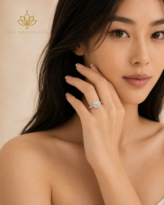 Square Diamond Ring
