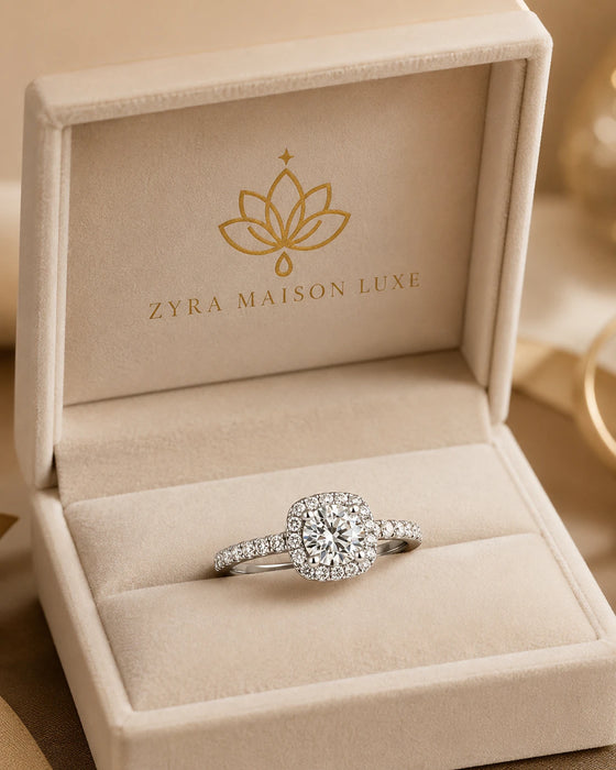 Square Diamond Ring