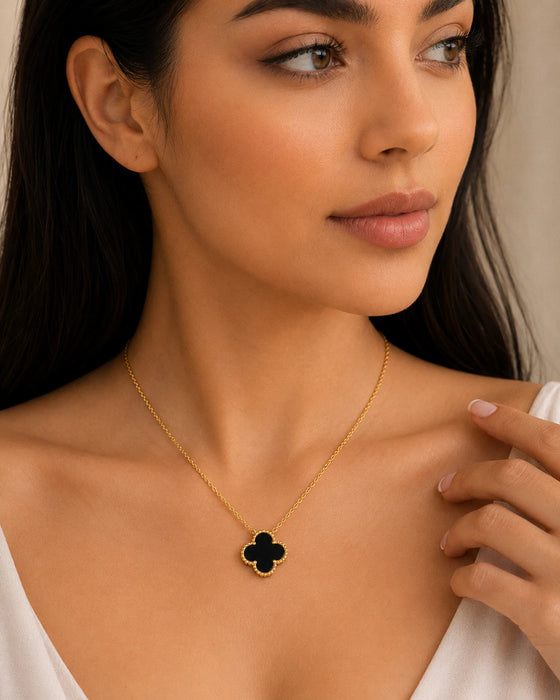 Black Clover Necklace
