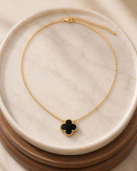 Black Clover Necklace