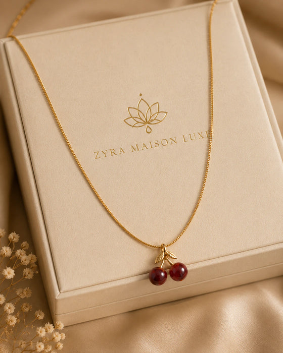 Cherry Pendant Necklace