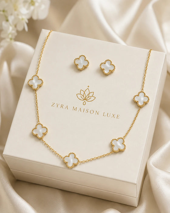 Clover Necklace Set