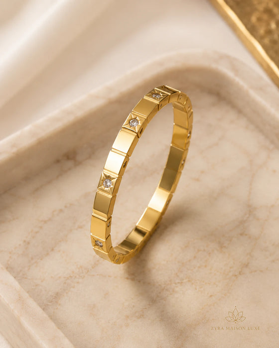 Crystal Gold Bracelet