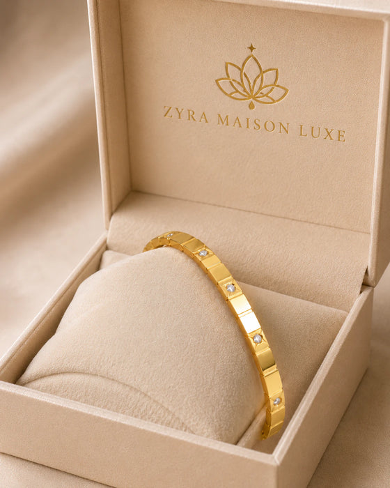 Crystal Gold Bracelet