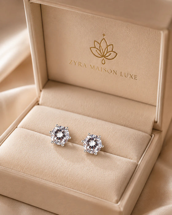 Circular Stud Earrings