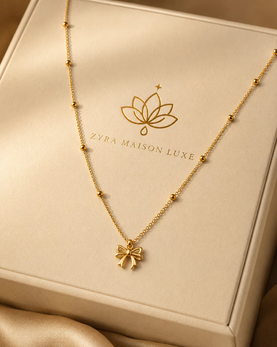 Bow Pendant Necklace