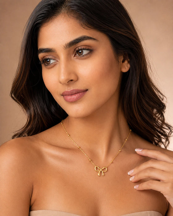 Infinity Bow Pendant