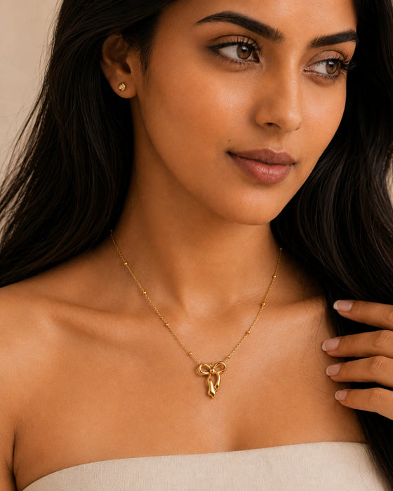 Infinity Bow Pendant