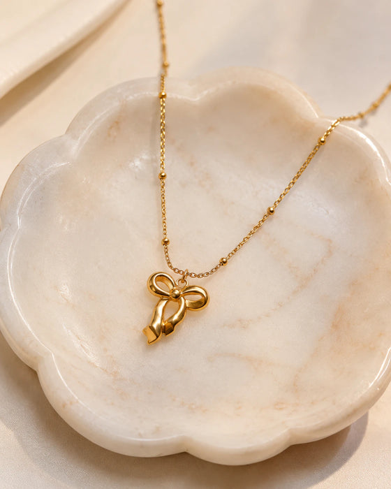 Infinity Bow Pendant