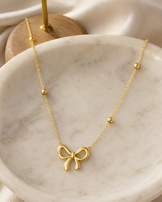 Infinity Bow Pendant