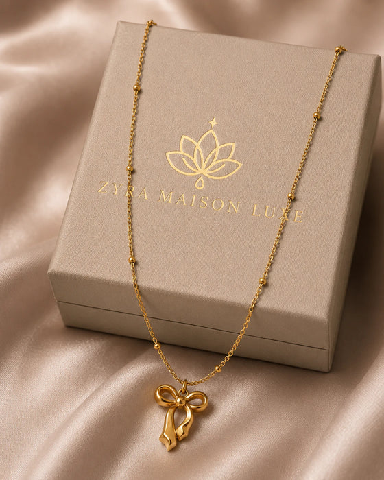 Infinity Bow Pendant