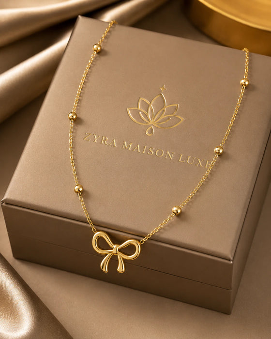 Infinity Bow Pendant