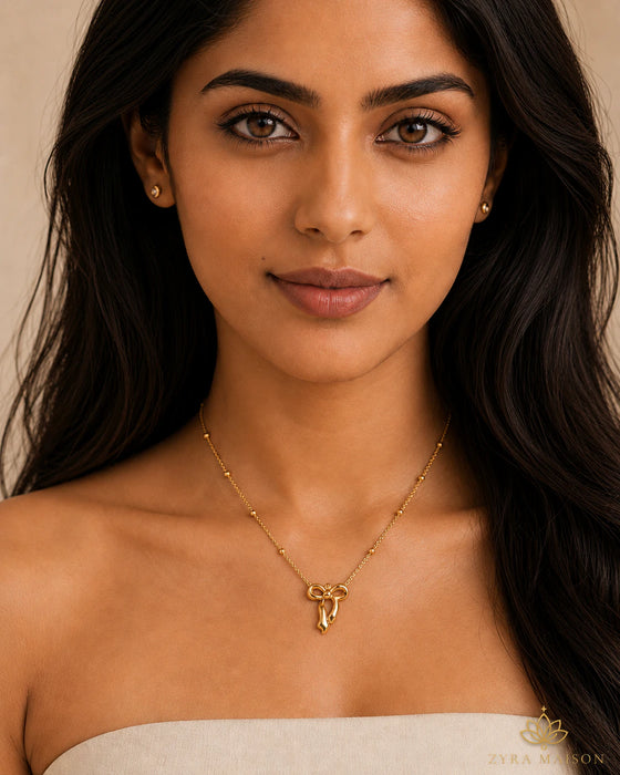 Infinity Bow Pendant