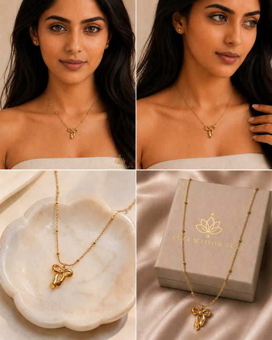 Infinity Bow Pendant