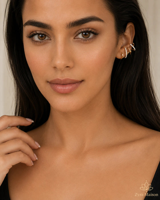 Triple Hoop Ear Cuff