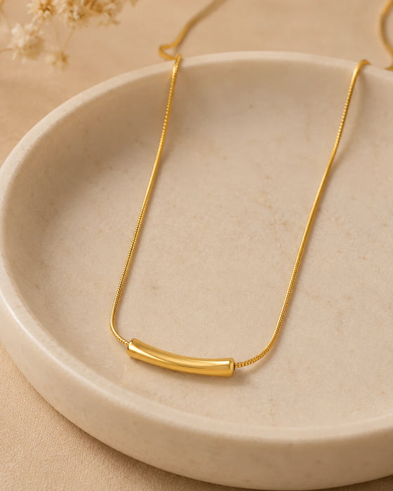 Teardrop Gold Necklace