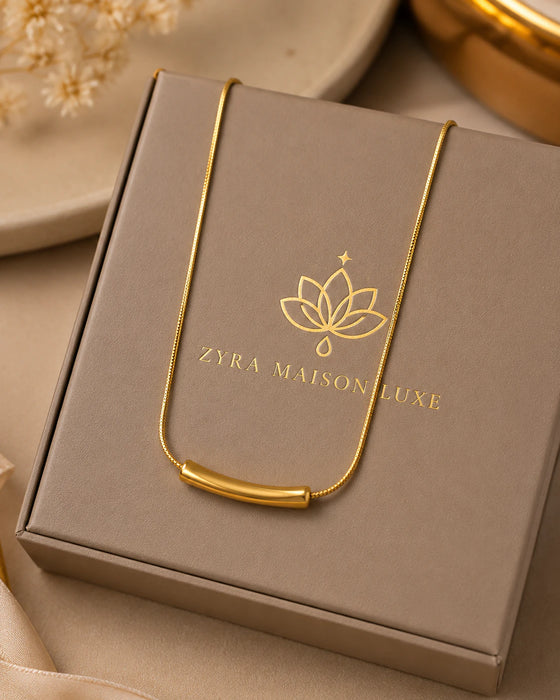 Teardrop Gold Necklace