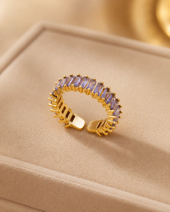 Purple Adjustable Ring