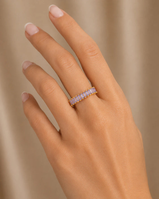 Purple Adjustable Ring