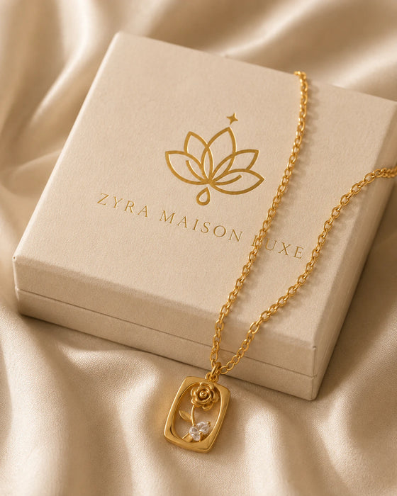 Rose Pendant Necklace