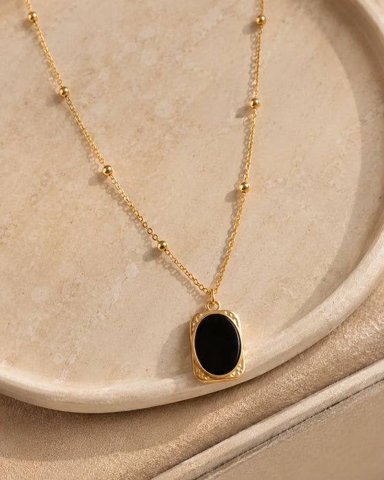 Stone Pendant Necklace