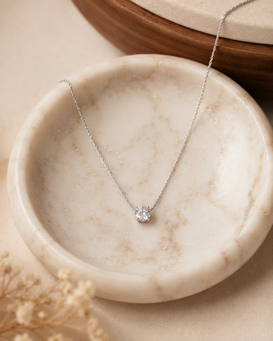 Hexagonal Silver Pendant