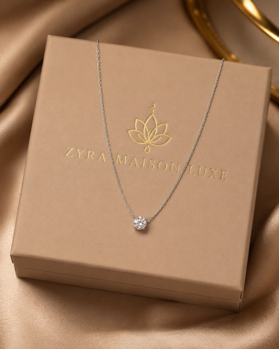 Hexagonal Silver Pendant