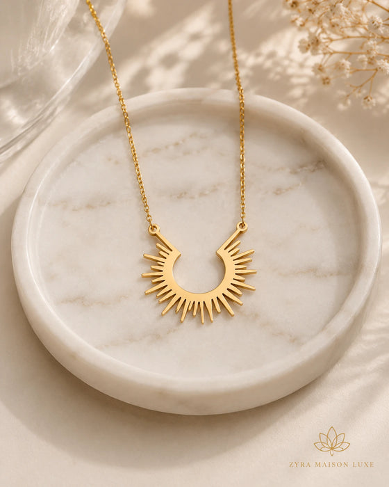 Sunburst Pendant Necklace