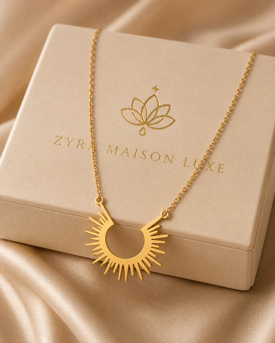 Sunburst Pendant Necklace