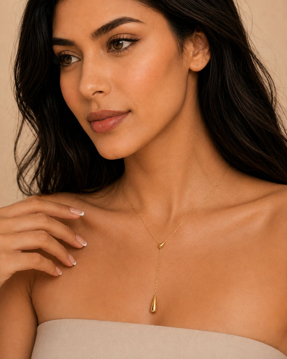 Teardrop Steel Pendant