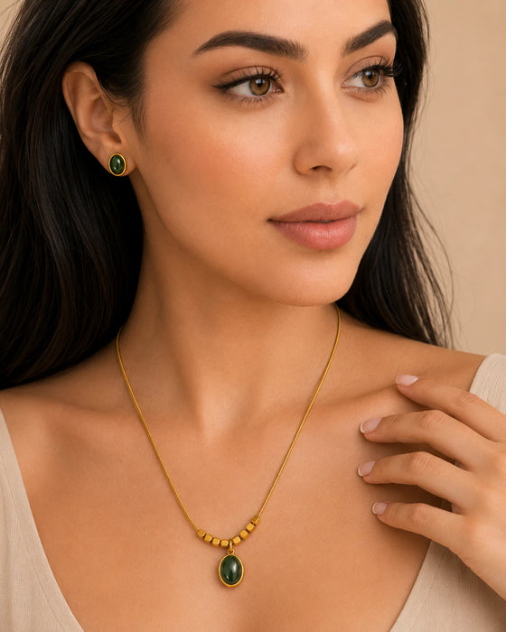 Green Stone Set