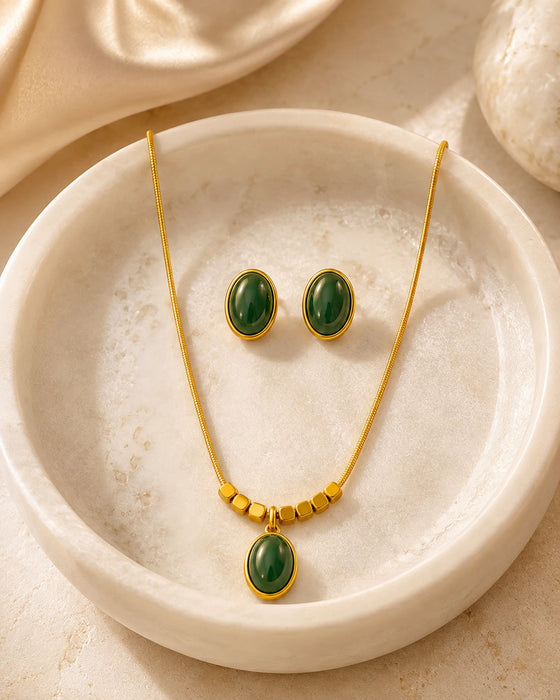 Green Stone Set