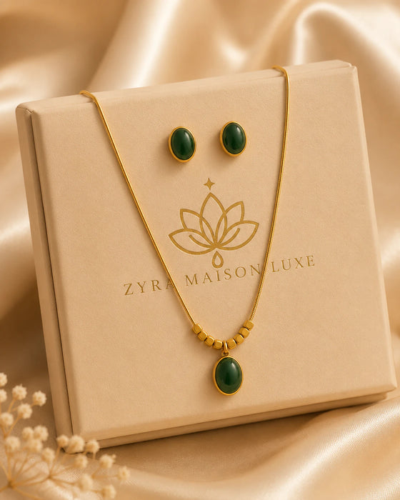 Green Stone Set