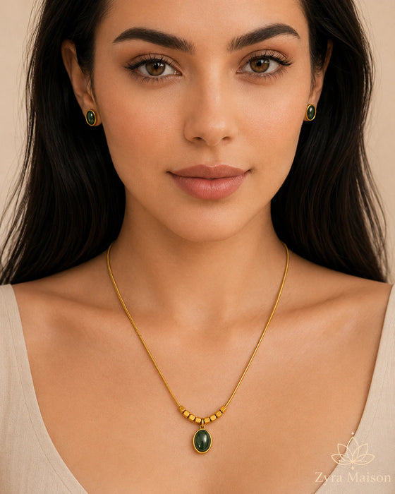 Green Stone Set