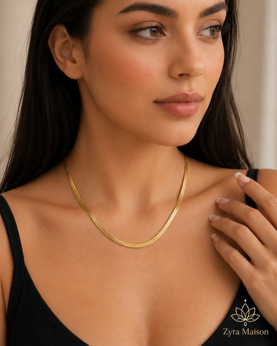 Anti Tarnish Snake Chain Necklace