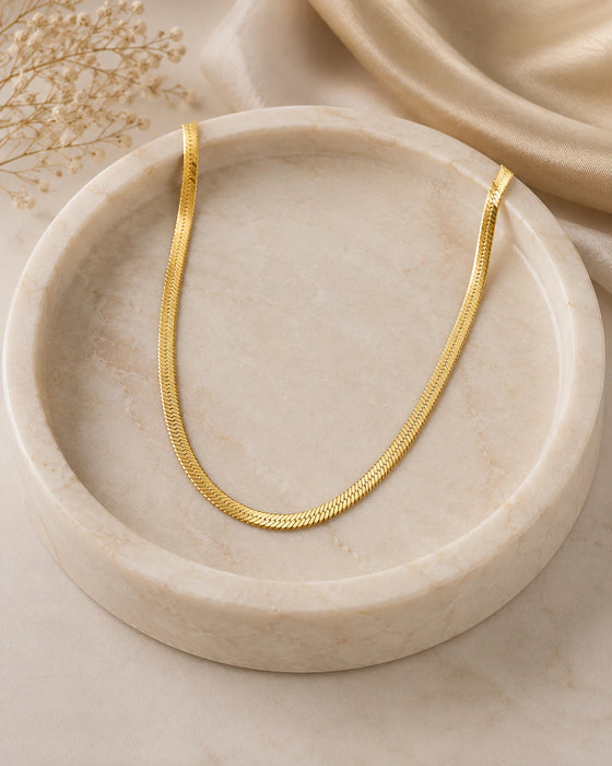 Anti Tarnish Snake Chain Necklace